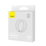 Baseus Plaque magnétique adhésive argentée compatible MagSafe - pack de 2 unités - PCCH000012 – Image 6